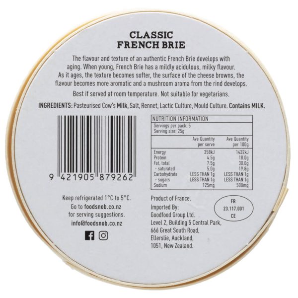 Classic French Brie 125g
